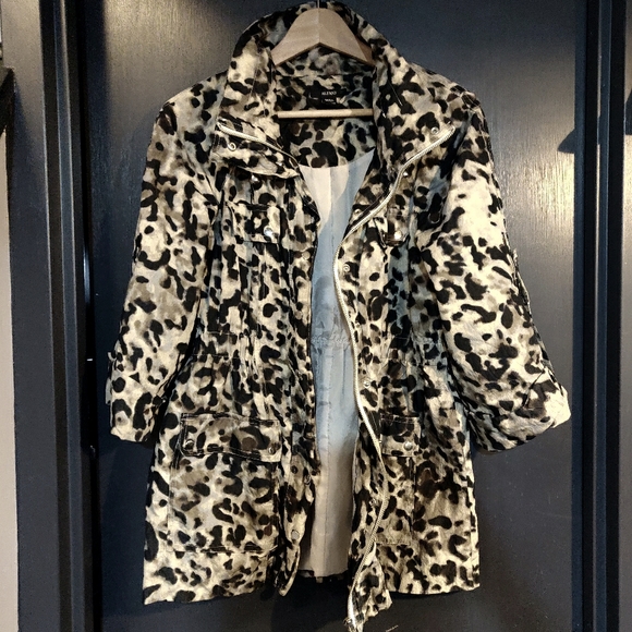 Alfani Jackets & Blazers - Alfani leopard print rain jacket